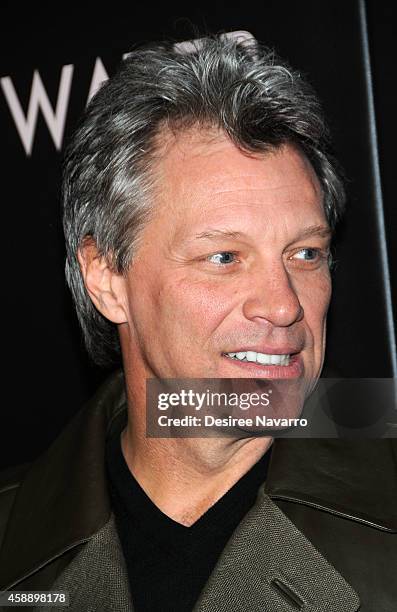 Singer Jon Bon Jovi attends "Rosewater" New York Premiere at AMC Lincoln Square Theater on November 12, 2014 in New York City.