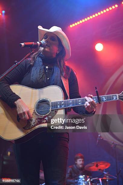 Musician Terri Clark performs during Tootsie's Orchid Lounge 54th Birthday Bash at Tootsie's Orchid Lounge on November 12, 2014 in Nashville,...