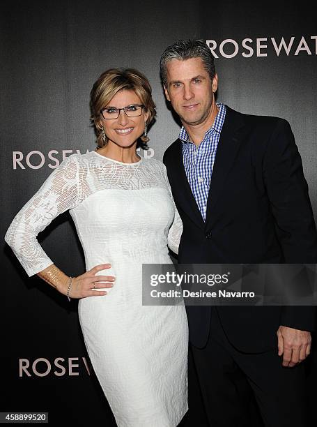 Ashleigh Banfield and guest attend "Rosewater" New York Premiere at AMC Lincoln Square Theater on November 12, 2014 in New York City.