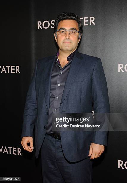 Journalist Maziar Bahari attends "Rosewater" New York Premiere at AMC Lincoln Square Theater on November 12, 2014 in New York City.
