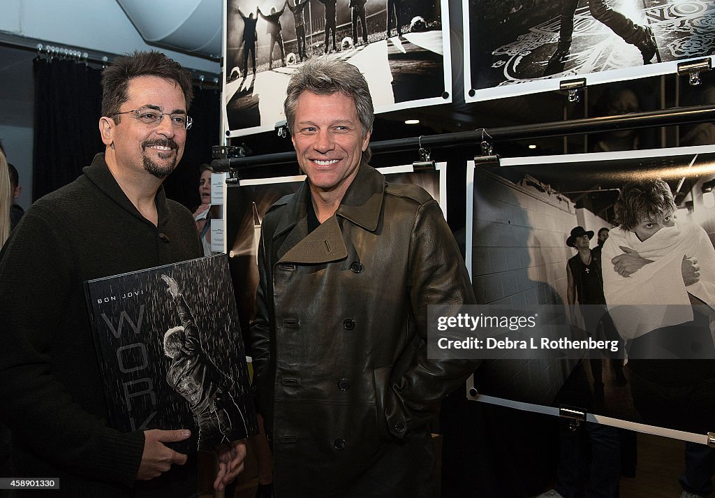 David Bergman's "Work" Book Signing Event With Bon Jovi