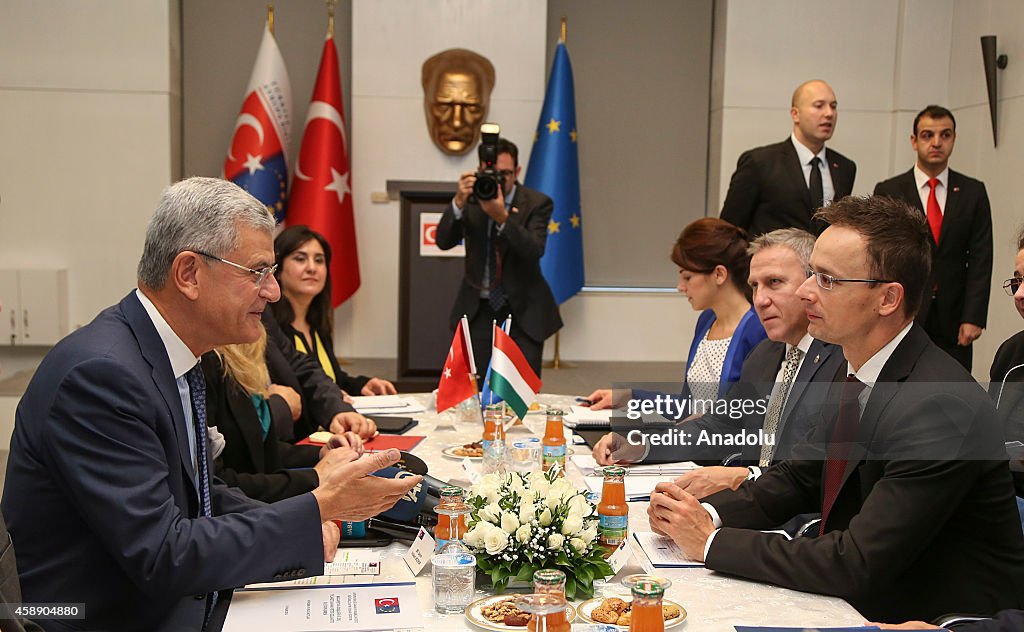 Volkan Bozkir - Peter Szijjarto meeting