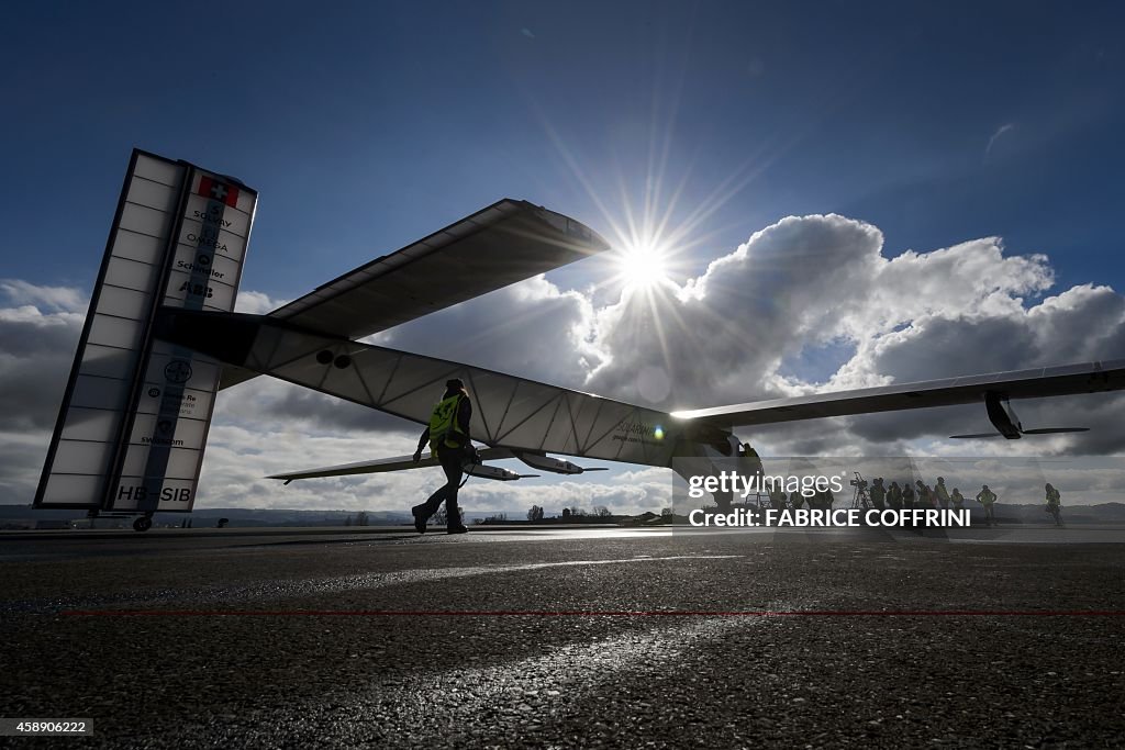 SWITZERLAND-TECHNOLOGY-AEROSPACE-ENVIRONMENT-SOLARIMPULSE