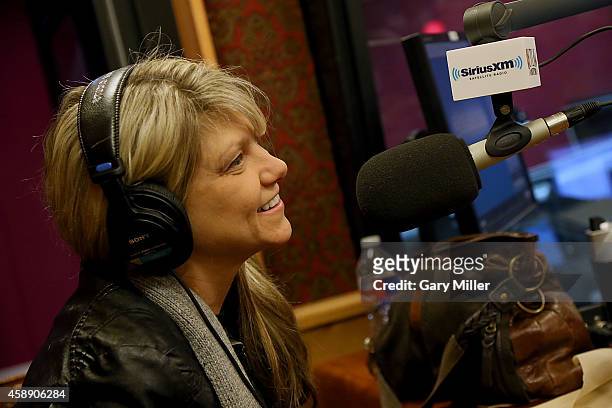 Paula Nelson helps Mojo Nixon Celebrate His 10 Year Anniversary On SiriusXM with A special live show at the SiriusXM Studios on November 12, 2014 in...
