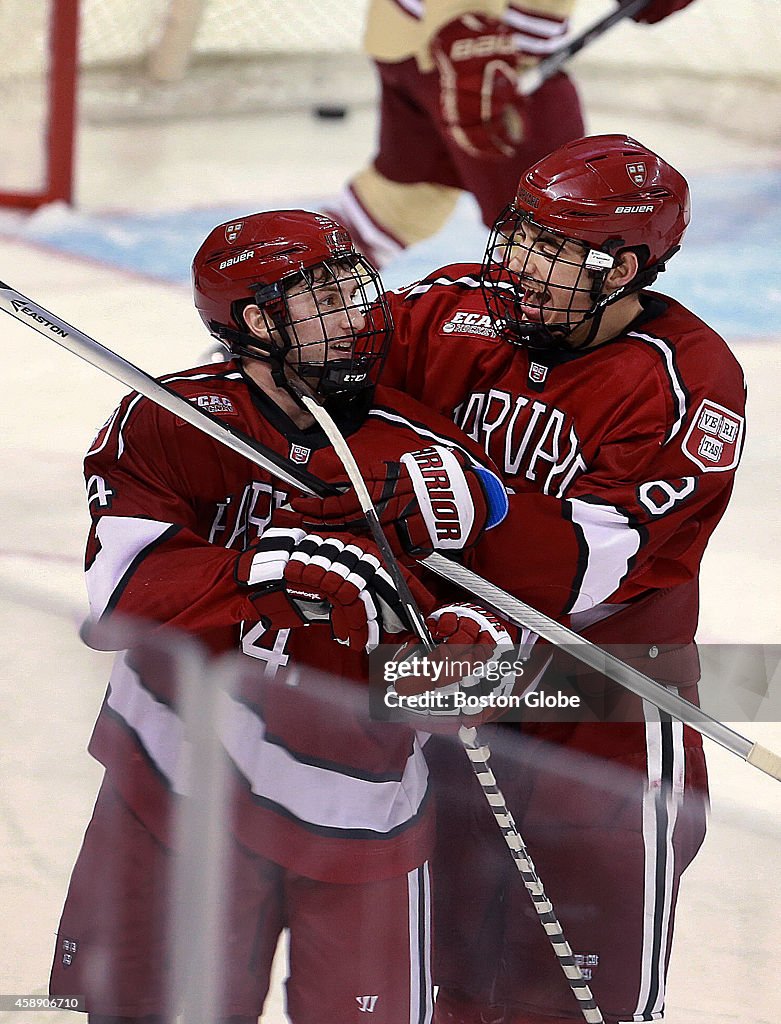 Boston College Vs. Harvard University At Conte Forum