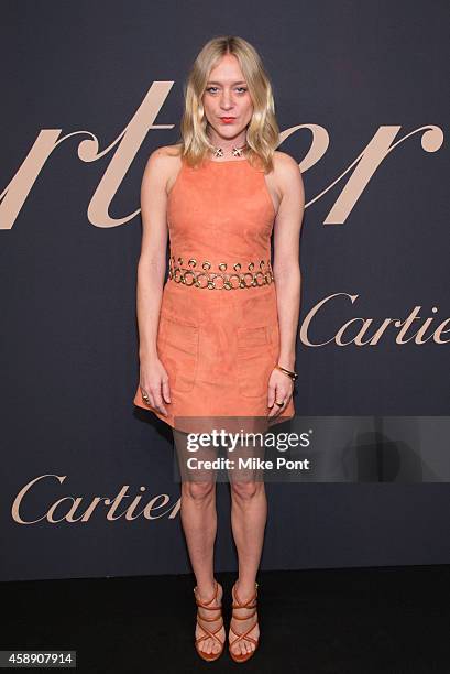 Actress Chloe Sevigny attends The Maison Cartier Celebrates 100th Anniversary Of Their Emblem La Panthere De Cartier! at Skylight Clarkson Sq on...