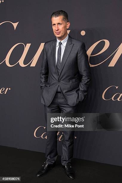 Editor Stefano Tonchi attends The Maison Cartier Celebrates 100th Anniversary Of Their Emblem La Panthere De Cartier! at Skylight Clarkson Sq on...