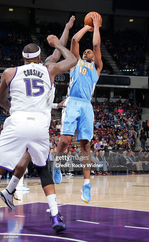 Denver Nuggets v Sacramento Kings