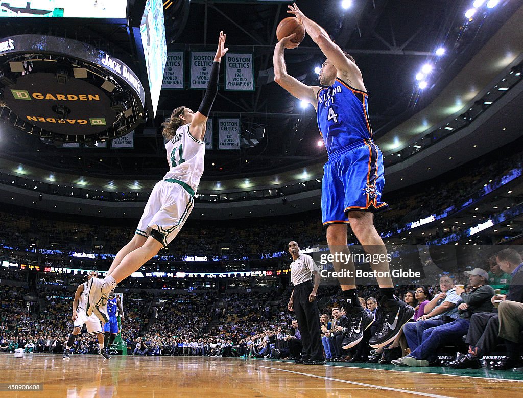 Oklahoma City Thunder Vs. Boston Celtics At TD Garden