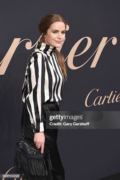 Sabine Engesnes attends the Maison Cartier 100th anniversary celebration of their emblem La Panthere De Cartier! at Skylight Clarkson Sq on November...