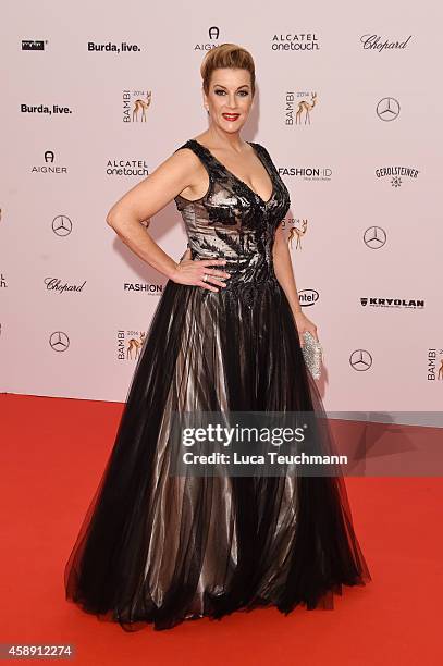 Alexa Maria Surholt attends Kryolan at the Bambi Awards 2014 on November 13, 2014 in Berlin, Germany.