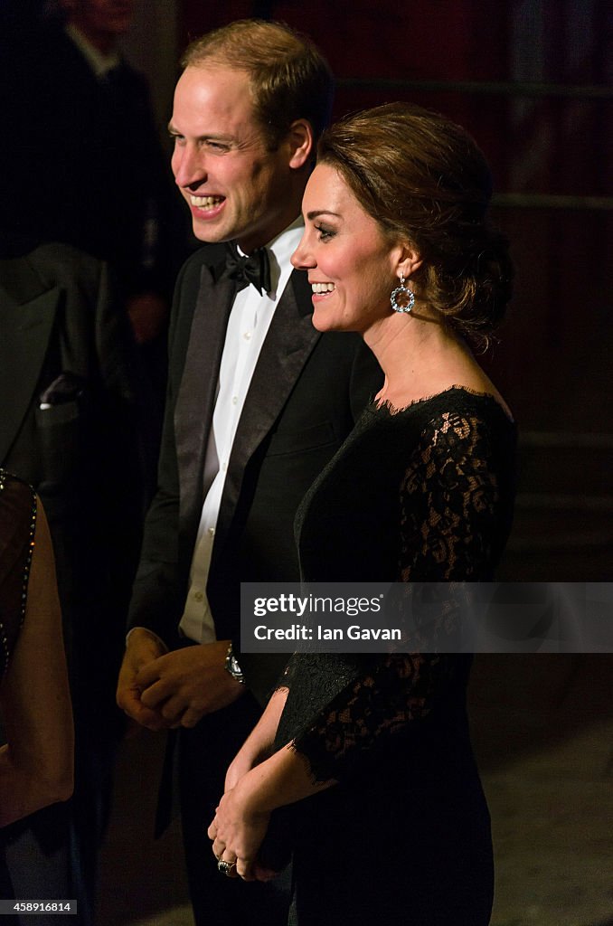 The Duke And Duchess Of Cambridge Attend The Royal Variety Performance