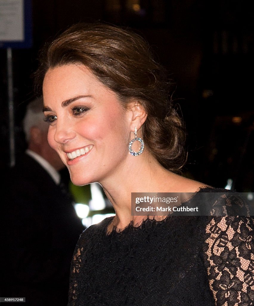 The Duke And Duchess Of Cambridge Attend The Royal Variety Performance