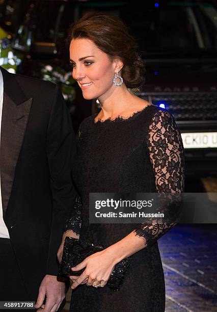 Catherine, Duchess of Cambridge attends The Royal Variety Performance at the London Palladium on November 13, 2014 in London, England.
