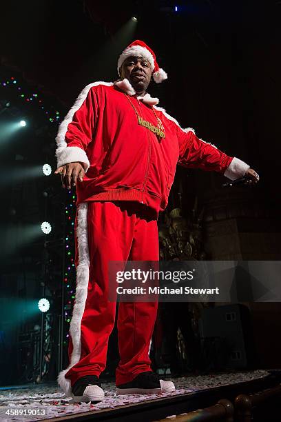 Rapper Biz Markie performs during "Yo Gabba Gabba! Live!" at The Beacon Theatre on December 22, 2013 in New York City.