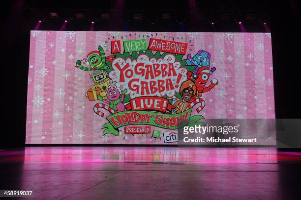 General view of atmosphere at "Yo Gabba Gabba! Live!" at The Beacon Theatre on December 22, 2013 in New York City.