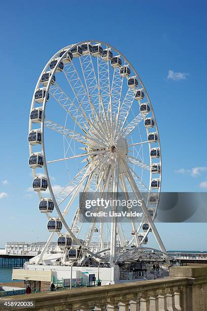 brighton wheel, uk - brighton marina stock pictures, royalty-free photos & images