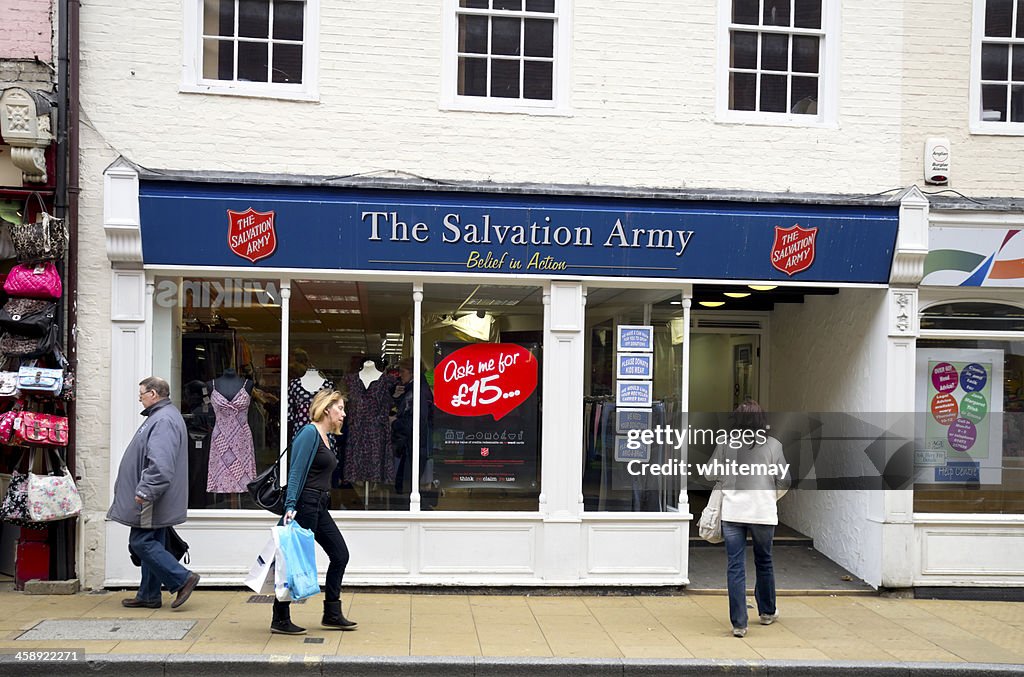 Salvation Army charity shop, Ipswich