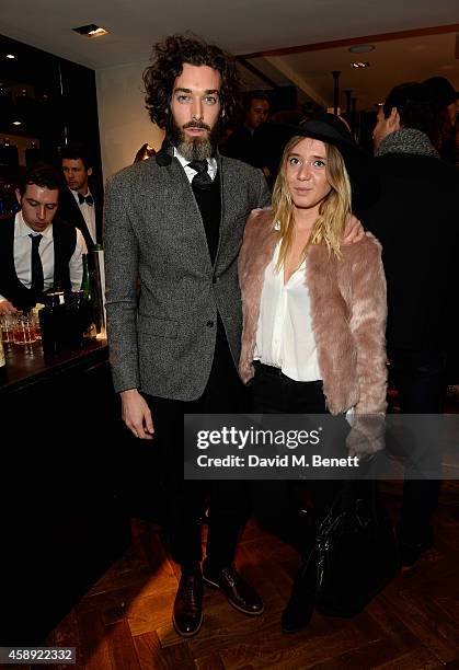 Richard Bieful attends the opening of the new Thom Sweeney RTW & MTM Store on November 13, 2014 in London, England.