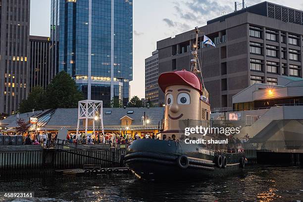 theodore tugboat - halifax harbour stock pictures, royalty-free photos & images