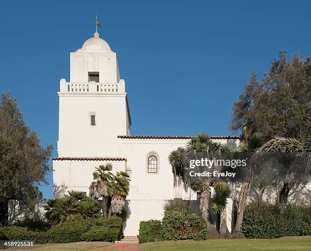 junipero serra museum in presidio park - presidio med stock pictures, royalty-free photos & images