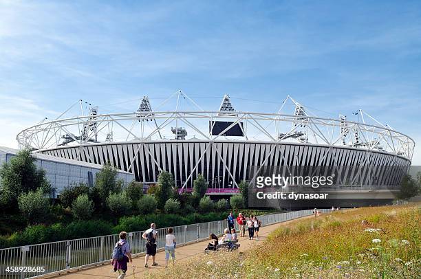 stadio olimpico di londra - parco olimpico stabilimento sportivo foto e immagini stock
