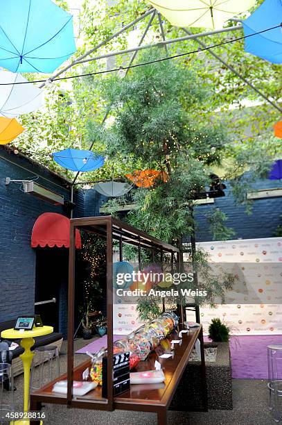 General view of atmosphere at the Moto X Film Experience at Palihouse on November 13, 2014 in West Hollywood, California. Actress Emmy Rossum...