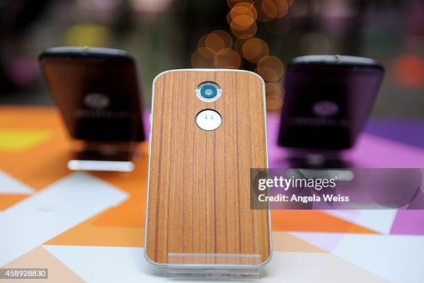 General view of atmosphere at the Moto X Film Experience at Palihouse on November 13, 2014 in West Hollywood, California. Actress Emmy Rossum...