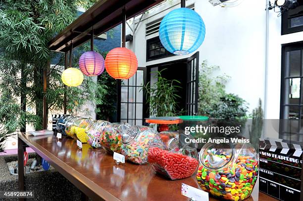 General view of atmosphere at the Moto X Film Experience at Palihouse on November 13, 2014 in West Hollywood, California. Actress Emmy Rossum...