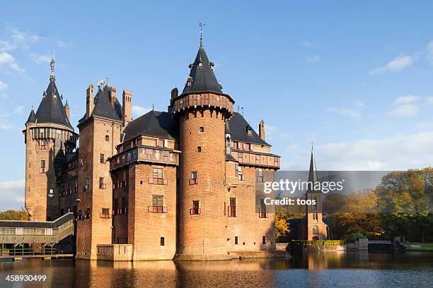 &quot;de haar&quot; castle, haarzuilens, the netherlands - haarzuilens stock pictures, royalty-free photos & images