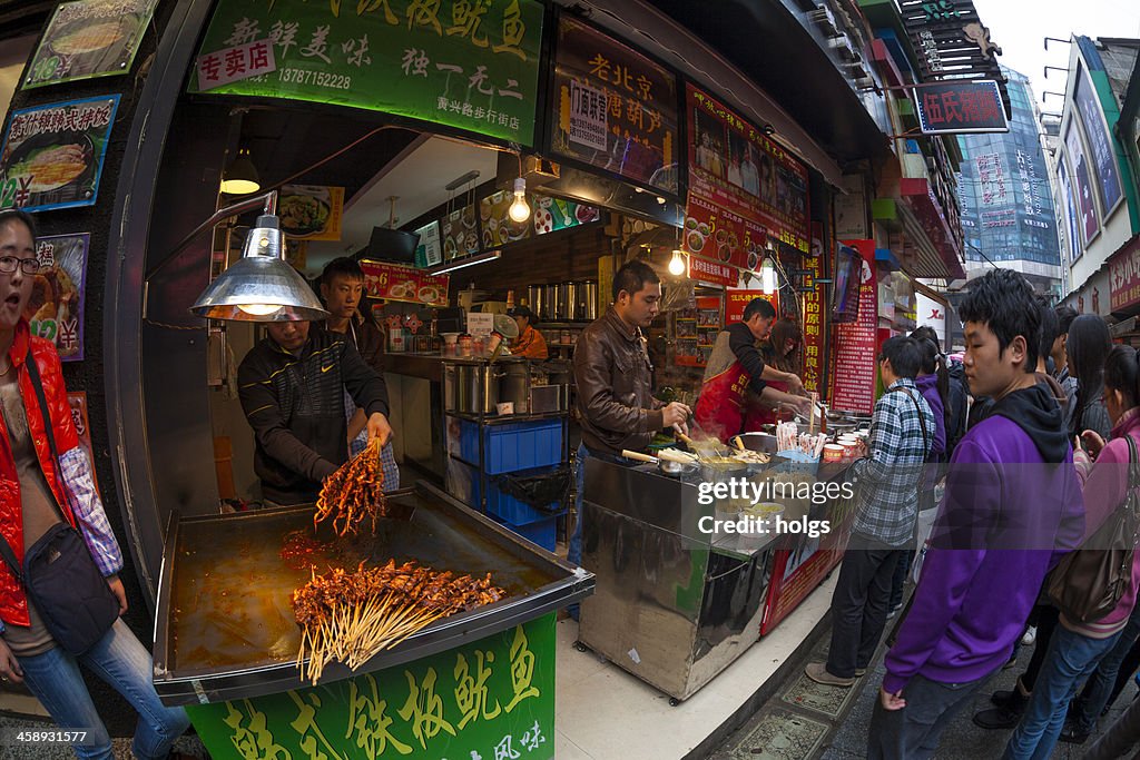 Street market, Changsa, China