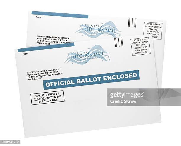 mail-in ballots - voting by mail stock pictures, royalty-free photos & images