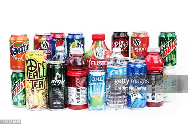 beverage choices - coconut water isolated stock pictures, royalty-free photos & images