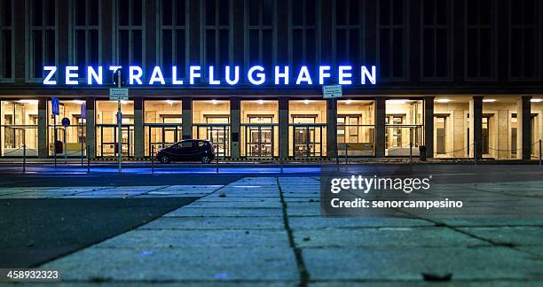 entrance area - tempelhof airport - tempelhof stock pictures, royalty-free photos & images