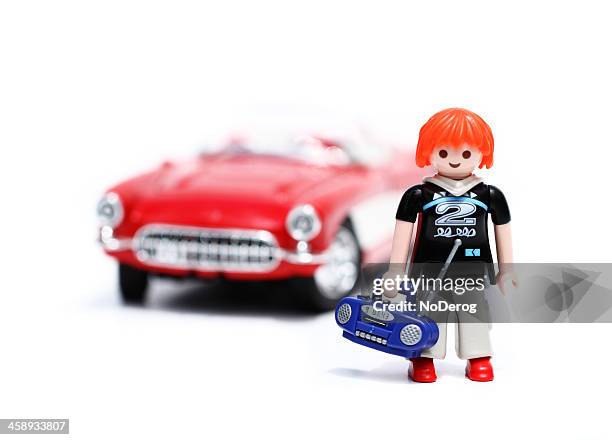 playmobil teen figurine - playmobil stock pictures, royalty-free photos & images