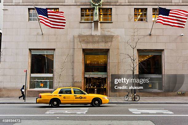 tiffany &amp; co in the fifth avenue new york city - tiffany co stock pictures, royalty-free photos & images