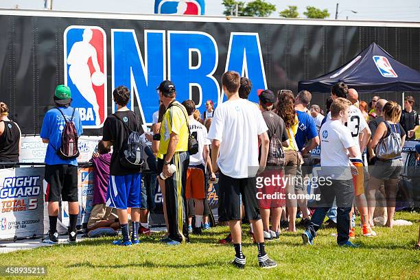 crowd of people at the nba 3x - nba basketball stock pictures, royalty-free photos & images
