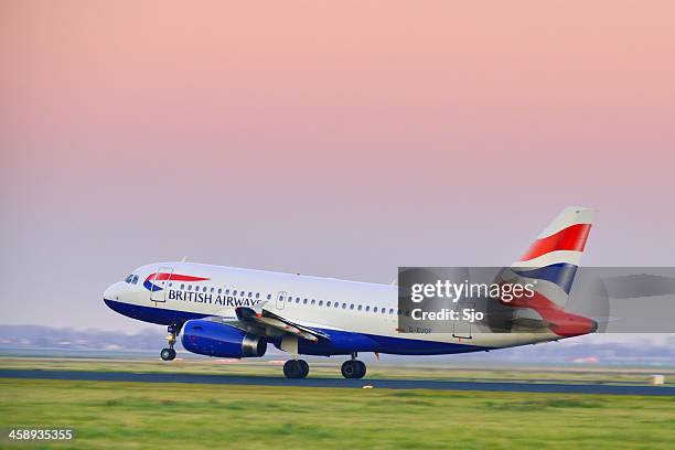 british airways taking off - british airways bildbanksfoton och bilder