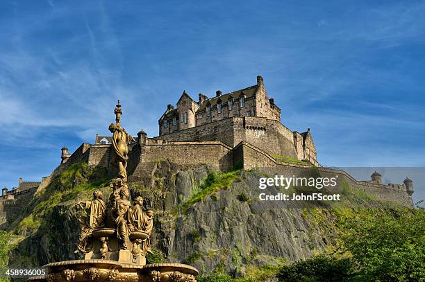 castelo de edimburgo - castelo de edimburgo - fotografias e filmes do acervo