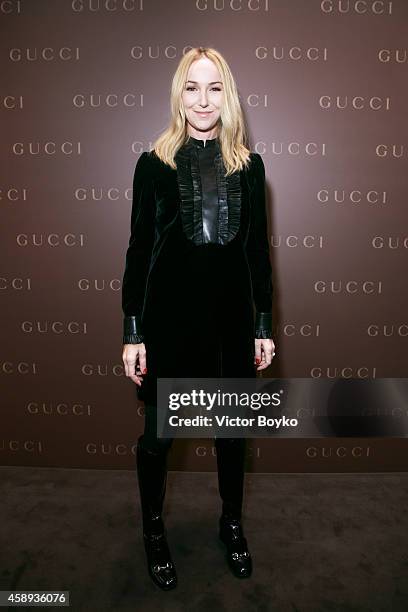 Frida Giannini attends Gucci New Petrovka Flagship Opening Cocktail Party on November 13, 2014 in Moscow, Russia.