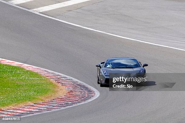 lamborghini gallardo - lamborghini grey stock pictures, royalty-free photos & images