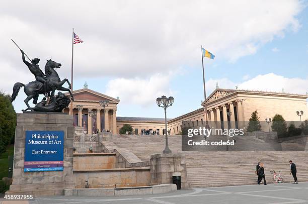 philadelphia museum of art - philadelphia museum of art stock pictures, royalty-free photos & images