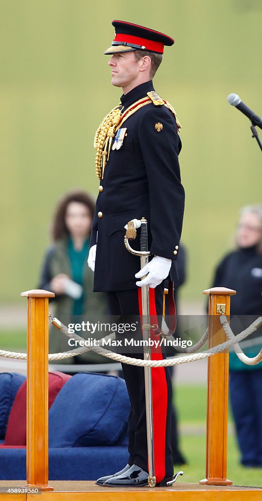 Prince Harry Presents No 26 Squadron RAF Regiment With A New Standard