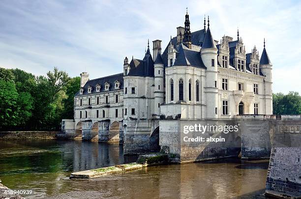 château de chenonceaux - chenonceaux photos et images de collection