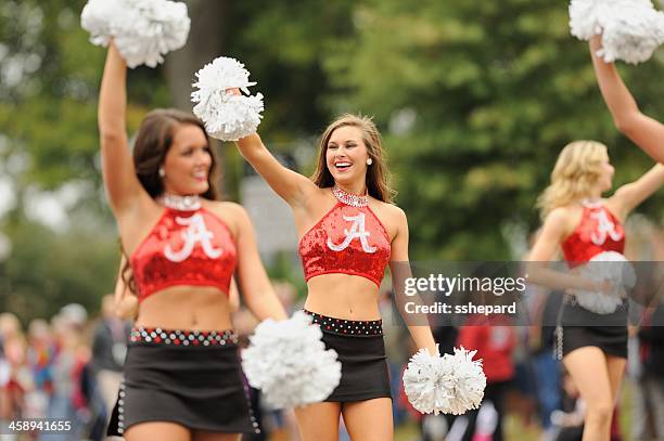 dance line in homecoming parade - homecoming dance stock pictures, royalty-free photos & images