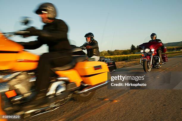 harley riders closeup - harley davidson motorcycles stock pictures, royalty-free photos & images