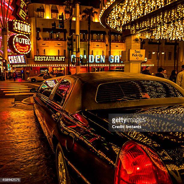 las vegas limousine - limo night stock pictures, royalty-free photos & images