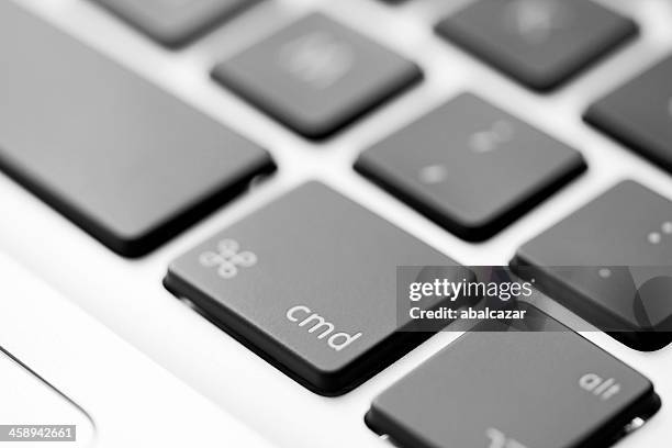 command key - apple macintosh stock pictures, royalty-free photos & images