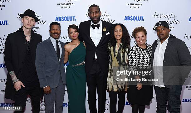 Rapper Machine Gun Kelly, actor Nate Parker, actress Gugu Mbatha-Raw, basketball player Amar'e Stoudemire, director Gina Prince-Bythewood , CEO of...