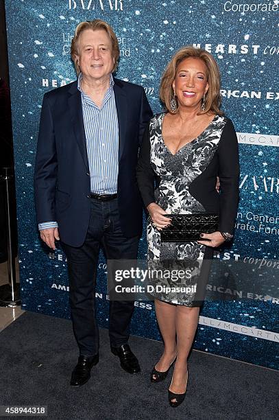 Peter Cervinka and Denise Rich attend the 2014 Women's Leadership Award Honoring Stella McCartney at Alice Tully Hall at Lincoln Center on November...